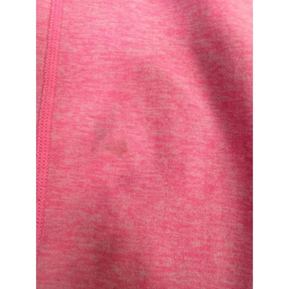 Alo Yoga High Waist Ribbed Goddess Leggings Pink Heathered Size S